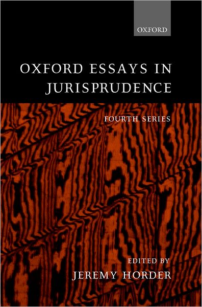 Oxford Essays in Jurisprudence