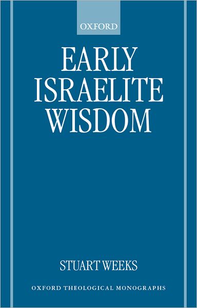 Early Israelite Wisdom