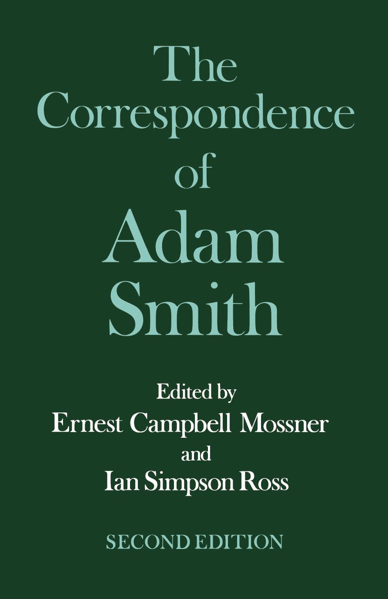 The Correspondence of Adam Smith