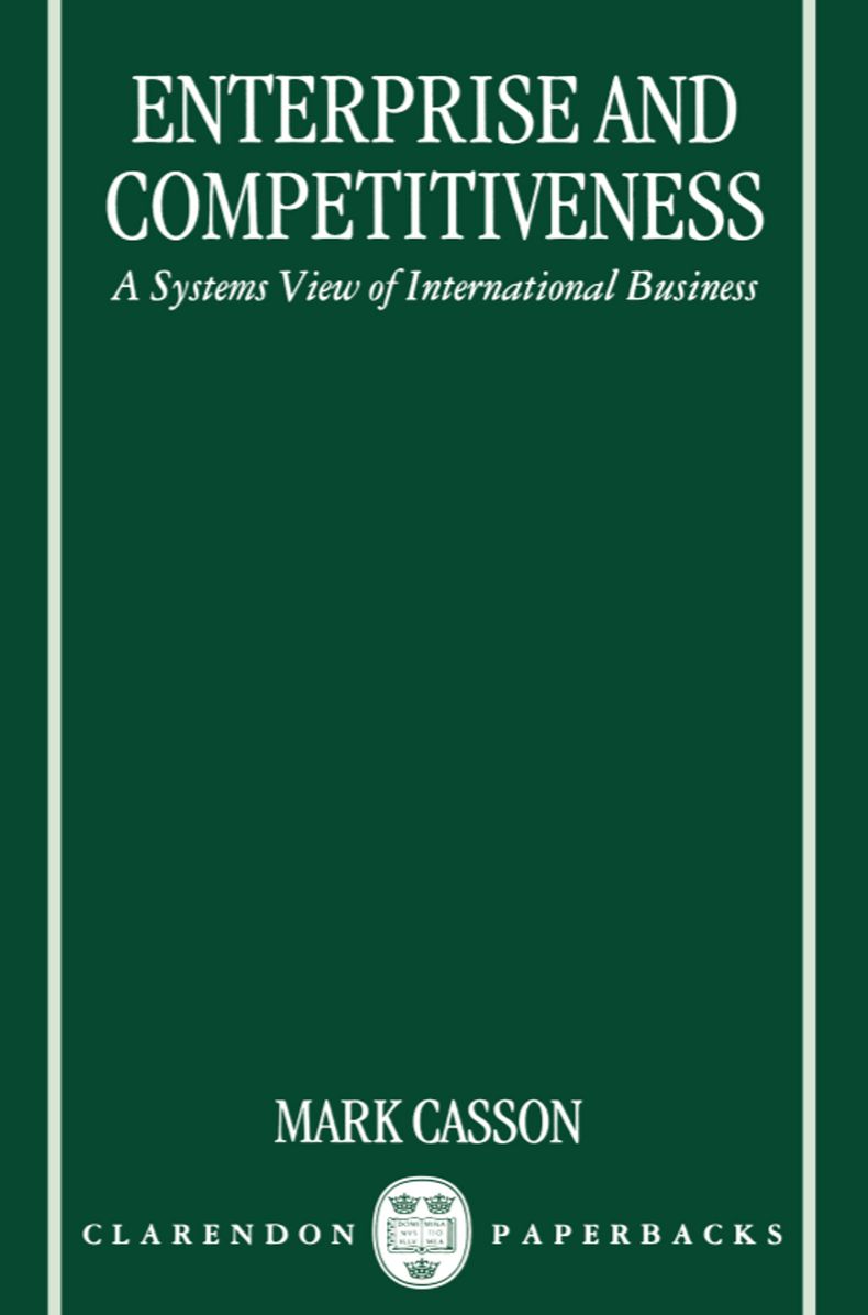 Enterprise and Competitiveness: A Systems View of International Business