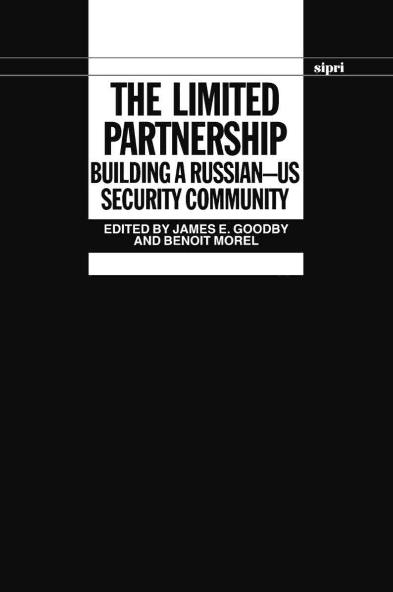 The Limited Partnership: Building a Russian-US Security Community