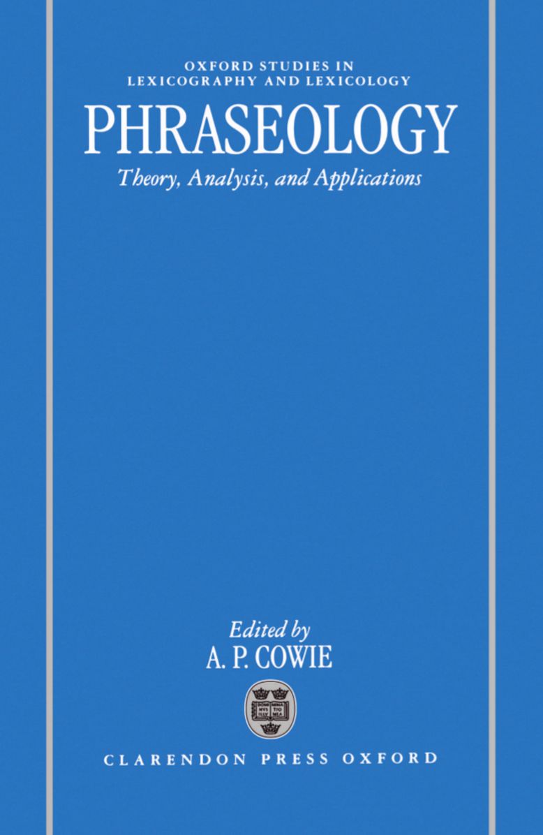 Phraseology: Theory, Analysis, and Applications
