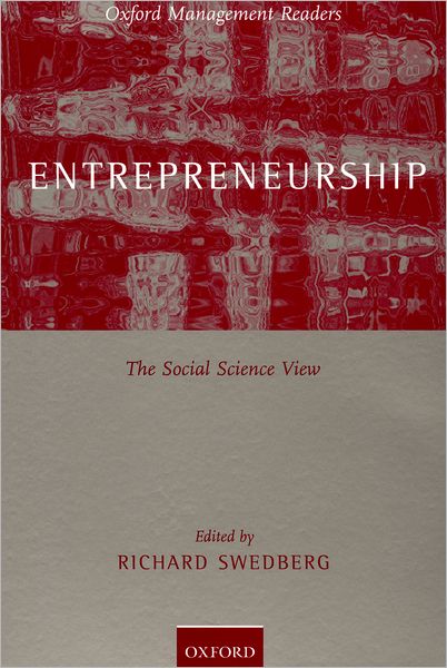 Entrepreneurship: The Social Science View