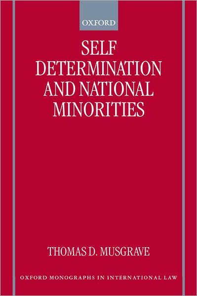 Self-Determination and National Minorities