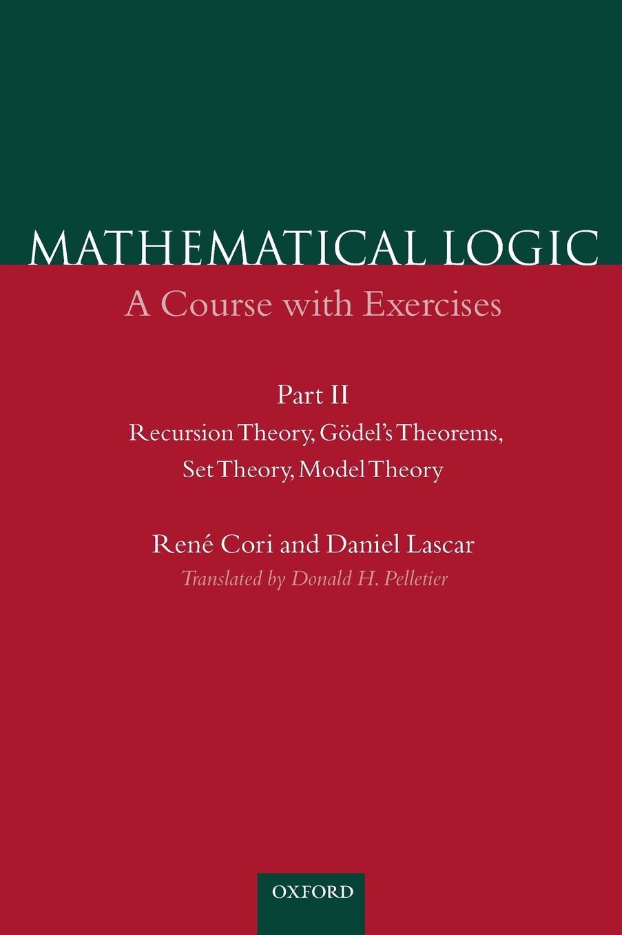 Mathematical Logic: A Course with Exercises Part II: Recursion Theory, Gi'Adel's Theorems, Set Theory, Model Theory