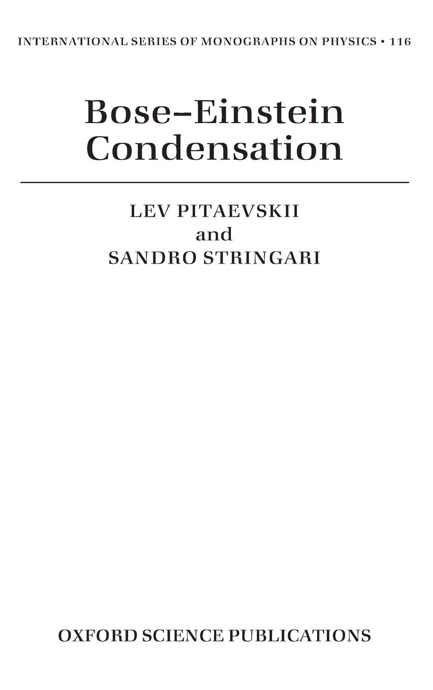 Bose-Einstein Condensation