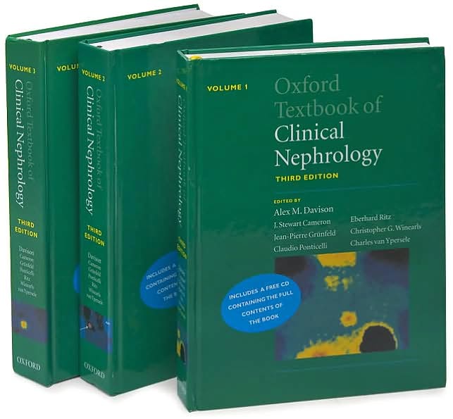 Oxford Textbook of Clinical Nephrology: 3-Volume Set includes a free CD containing the full contents of the book