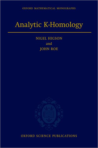 Analytic K-Homology