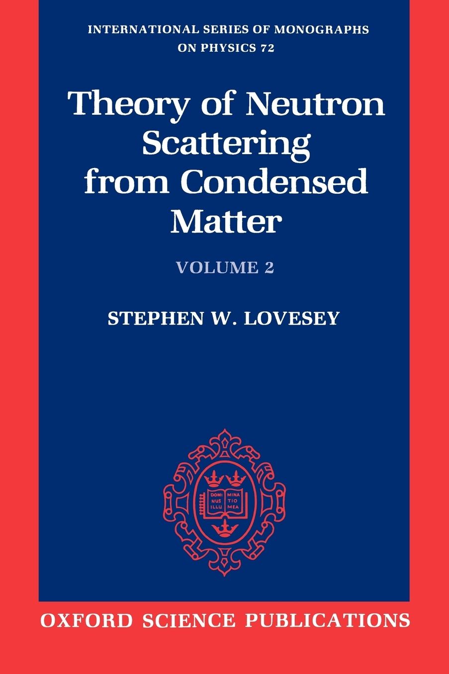 Theory of Neutron Scattering from Condensed Matter