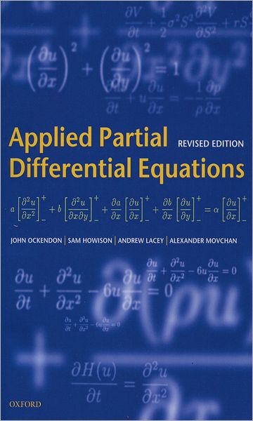 Applied Partial Differential Equations