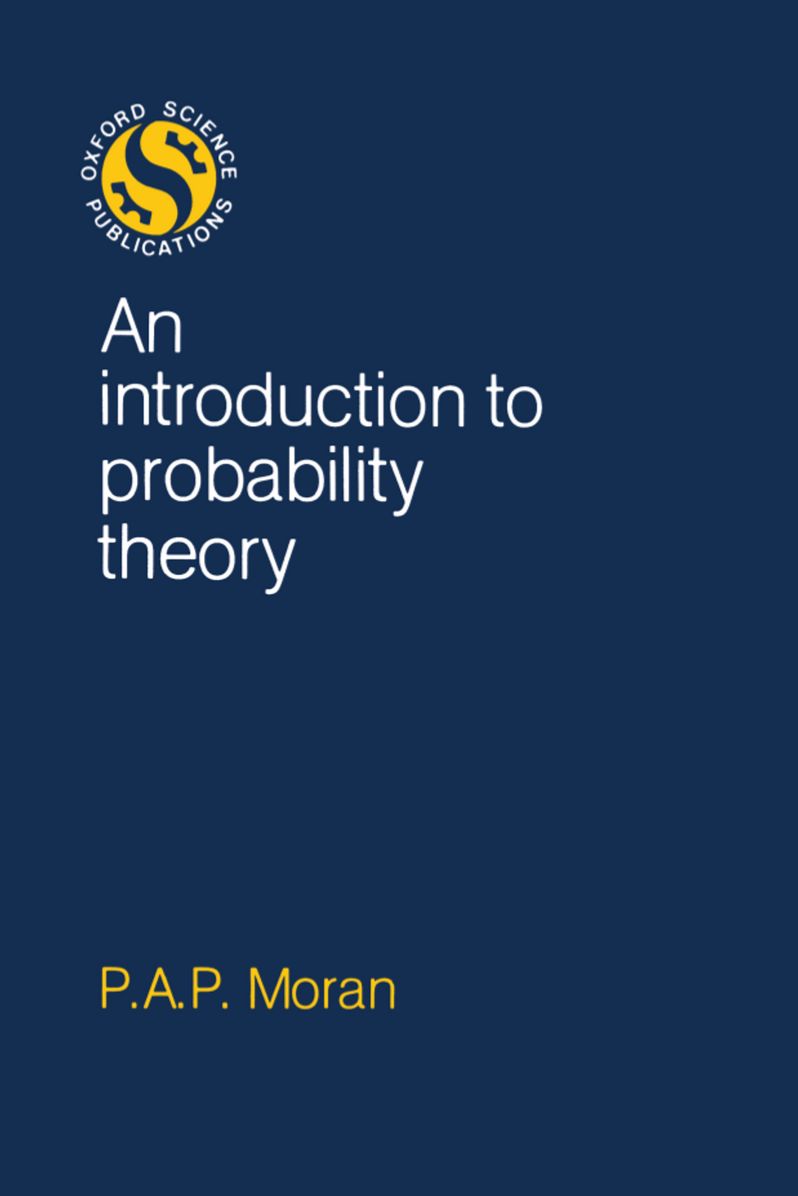 An Introduction to Probability Theory (Oxford Science Publications Series)