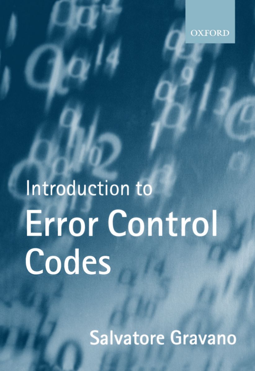 Introduction to Error Control Codes