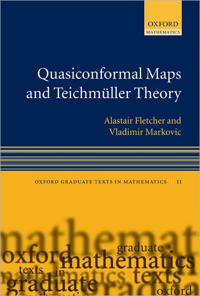Quasiconformal Maps and Teichmi'Aller Theory