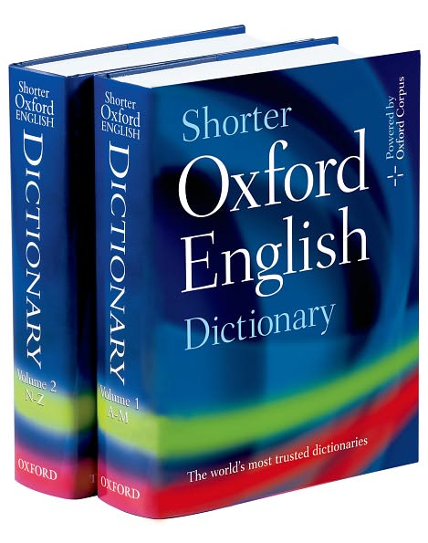 Shorter Oxford English Dictionary (2 Volume Set)