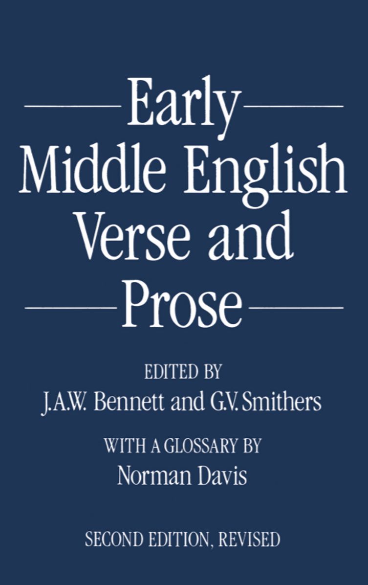 Early Middle English Verse and Prose