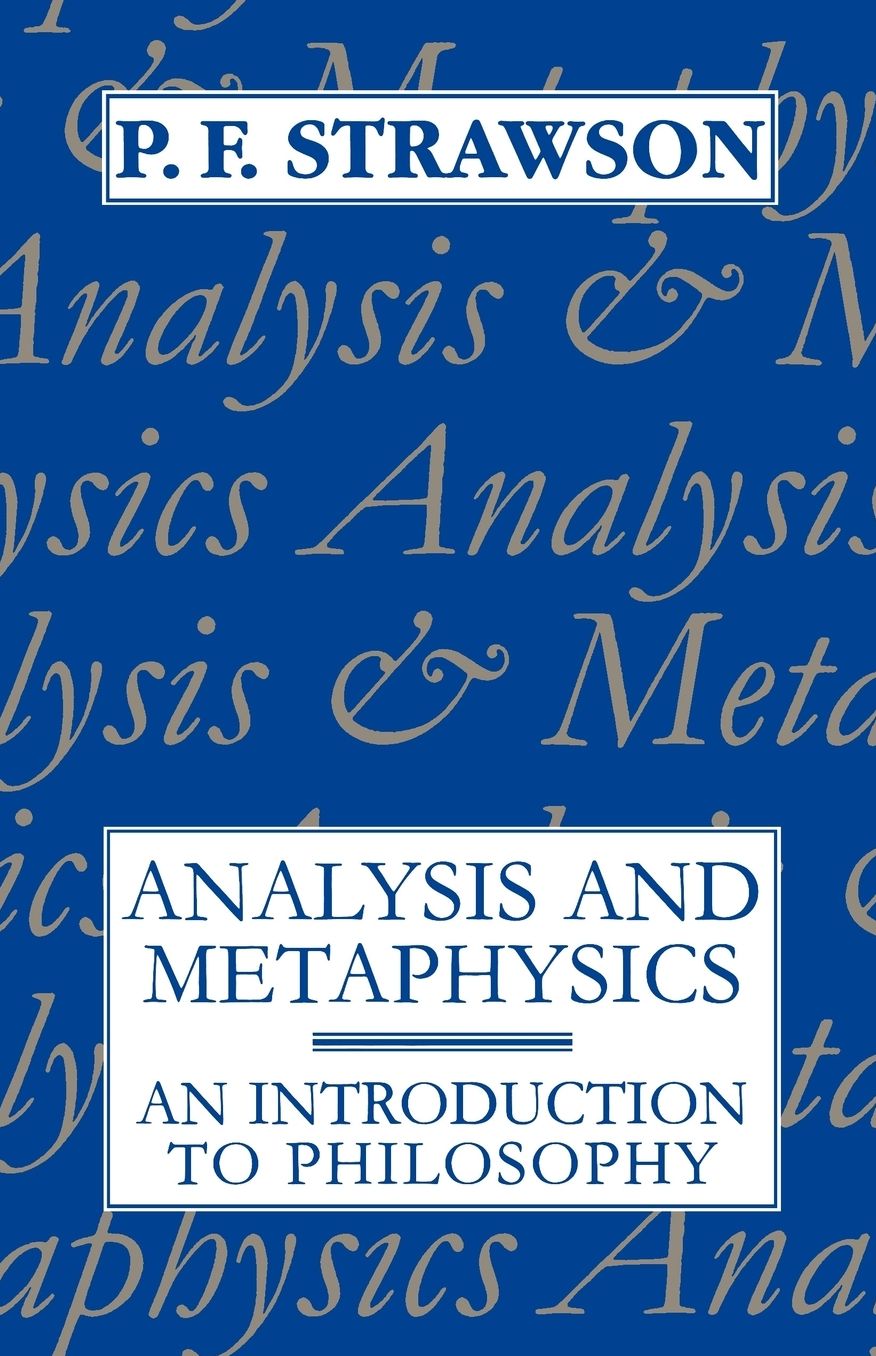 Analysis and Metaphysics: An Introduction to Philosophy