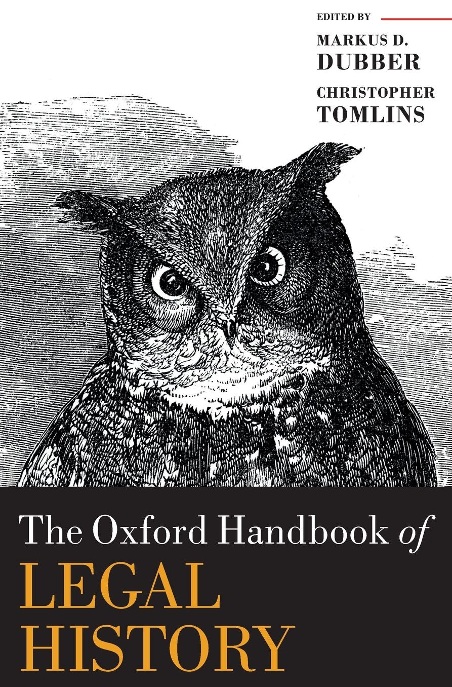 The Oxford Handbook of Legal History