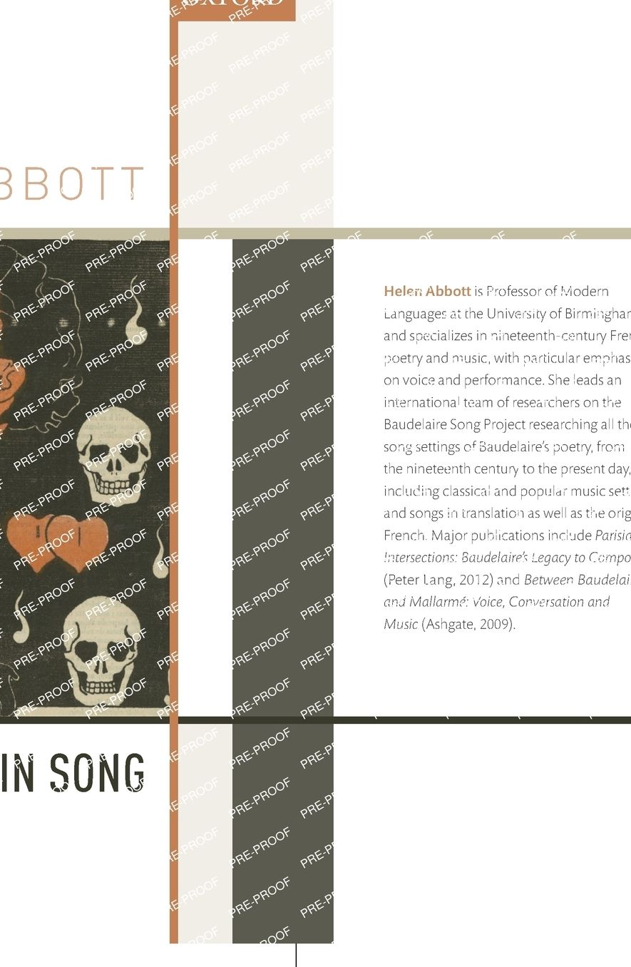 Baudelaire in Song : 1880-1930