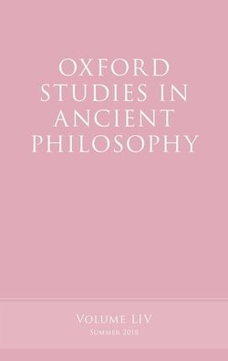 Oxford Studies in Ancient Philosophy, Volume 54