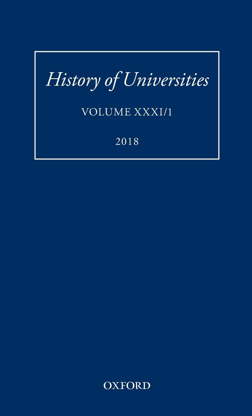 History of Universities: Volume XXXI / 1