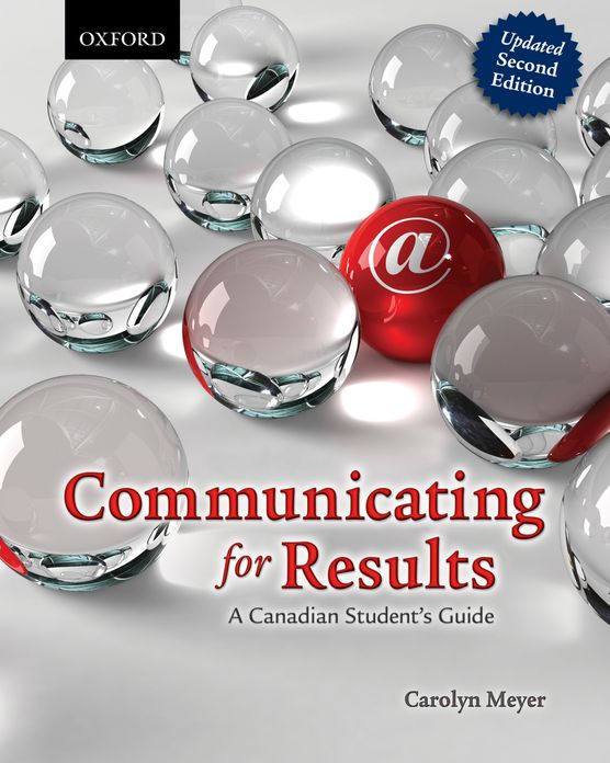 Communicating for Results: A Canadian Student's Guide