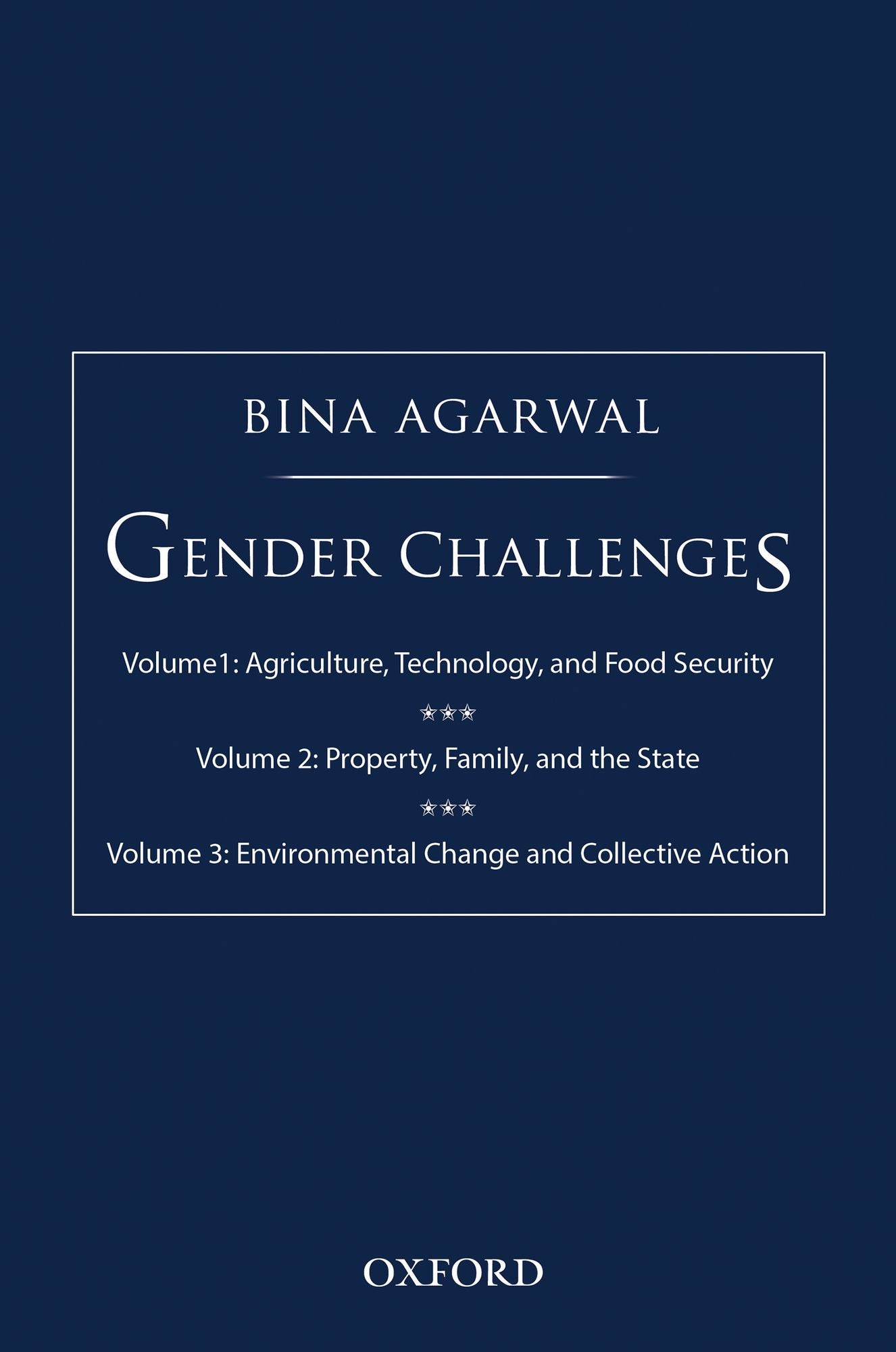 Gender Challenges: Essays by Bina Aggarwal