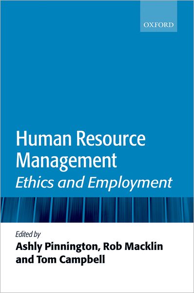 Human Resource Management: Ethics and Employment