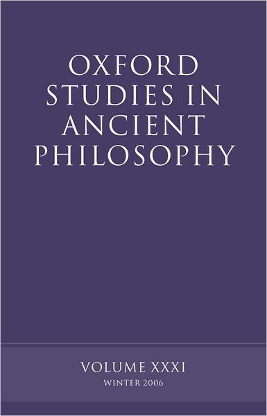 Ancient Philosophy 2006