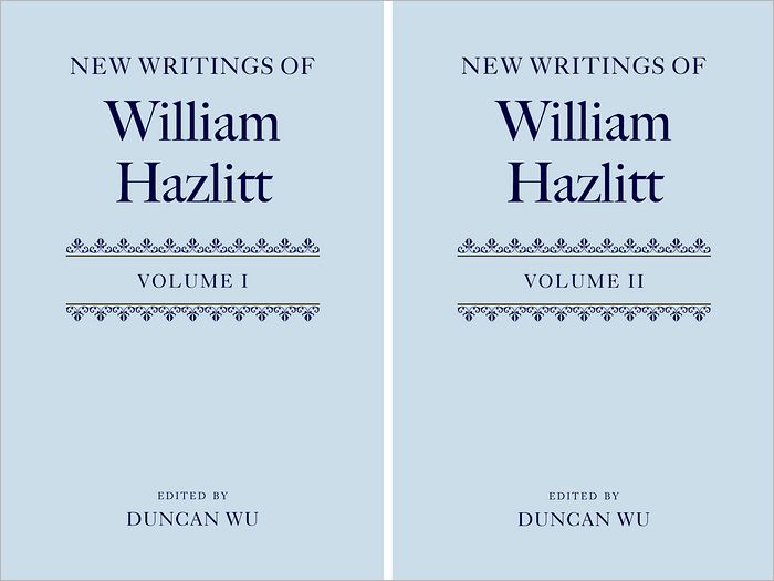 New Writings of William Hazlitt