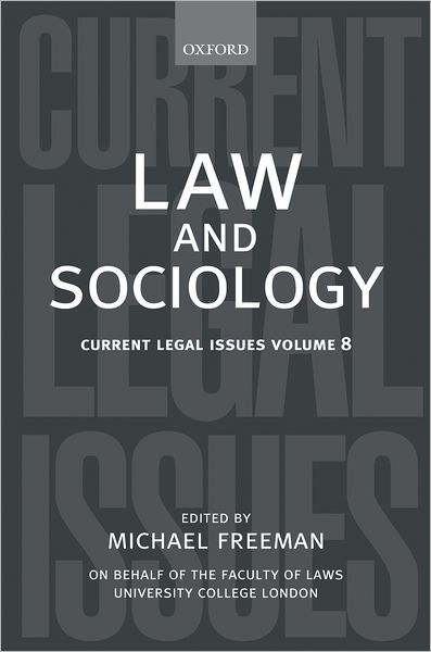 Law and Sociology: Current Legal Issues Vol. 8