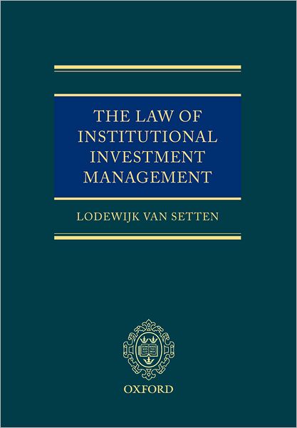 Law of Institutional Investment Management