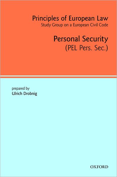 Principles of European Law: Volume 3: Personal Security Contracts