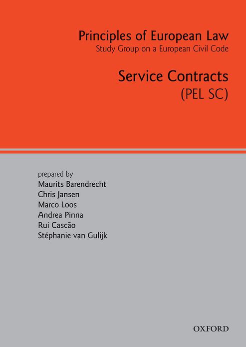 Principles of European Law: Volume 2: Service Contracts