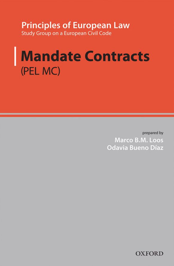 Principles of European Law: Mandate Contracts