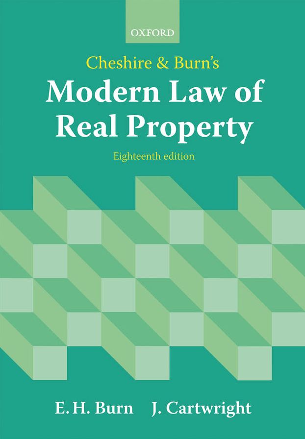 Cheshire and Burn's Modern Law of Real Property