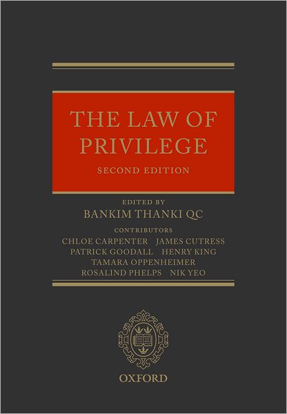 The Law of Privilege