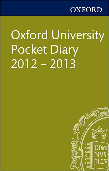 Oxford University Pocket Diary 2012-2013