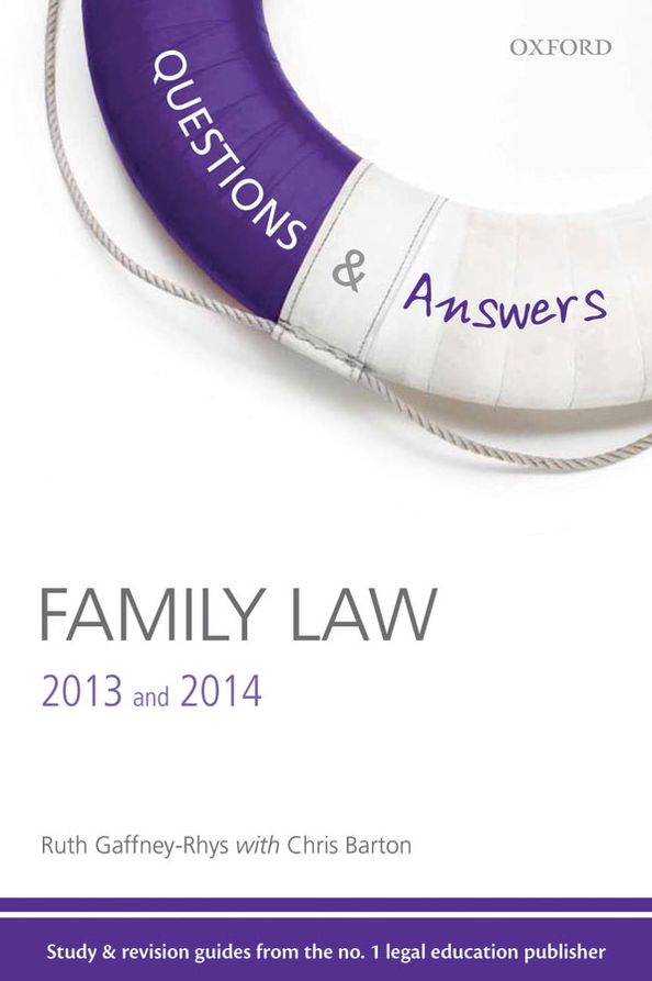 Q & A Revision Guide Family Law 2013 and 2014