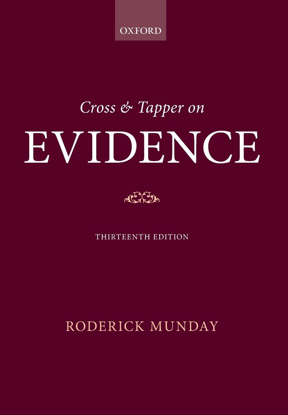 Cross & Tapper on Evidence