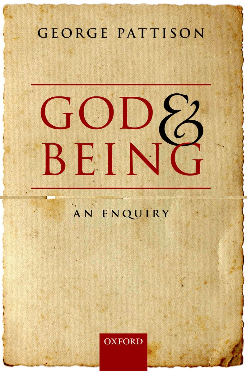 God and Being: An Enquiry