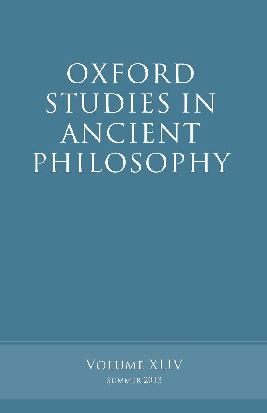 Oxford Studies in Ancient Philosophy: Volume 44