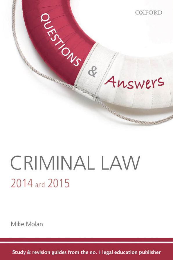Q & A Revision Guide Criminal Law 2014 & 2015