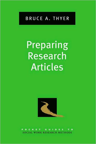 Pocket Guide to Preparing Social Work Research Articles