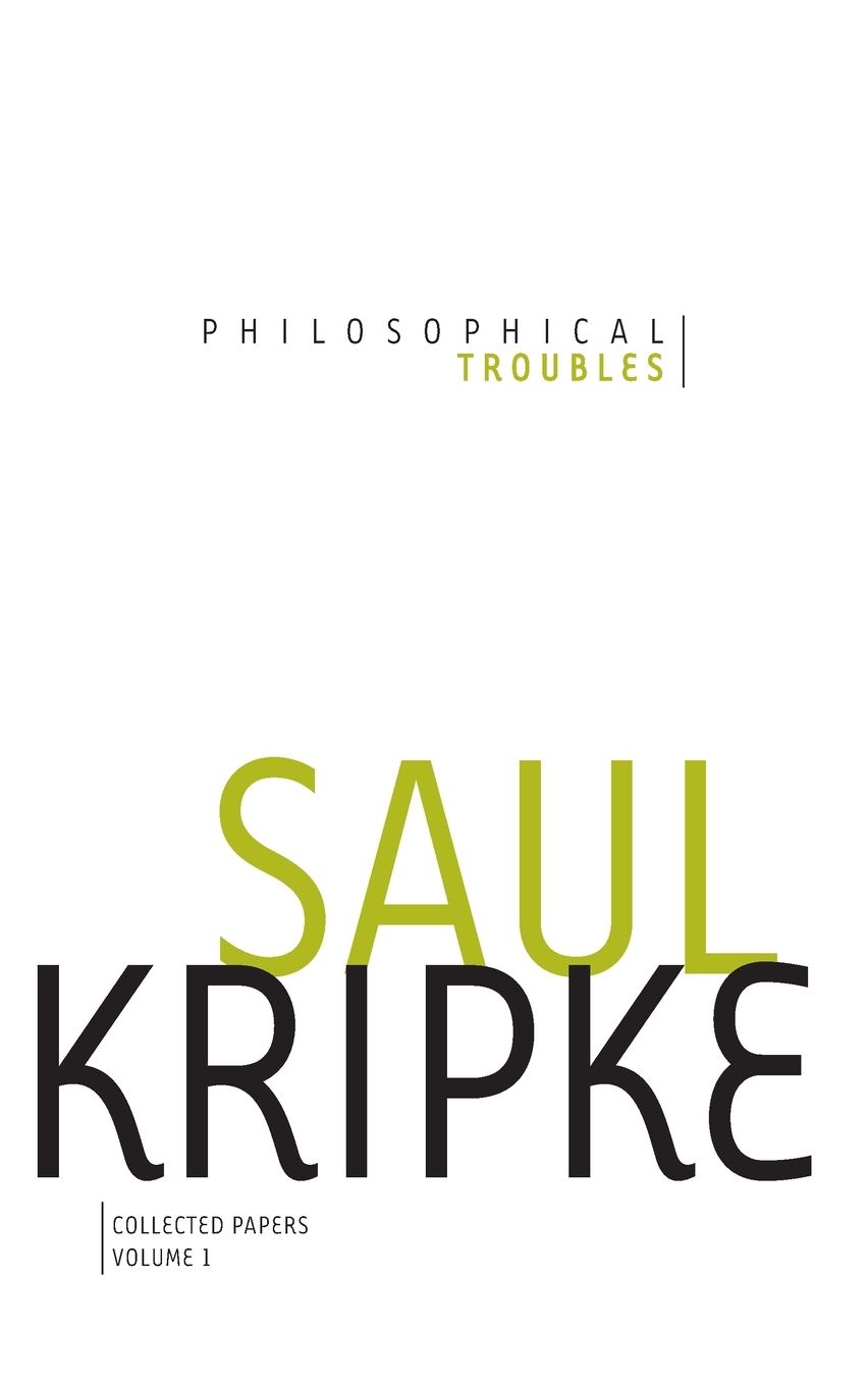 Philosophical Troubles: Collected Papers, Volume 1