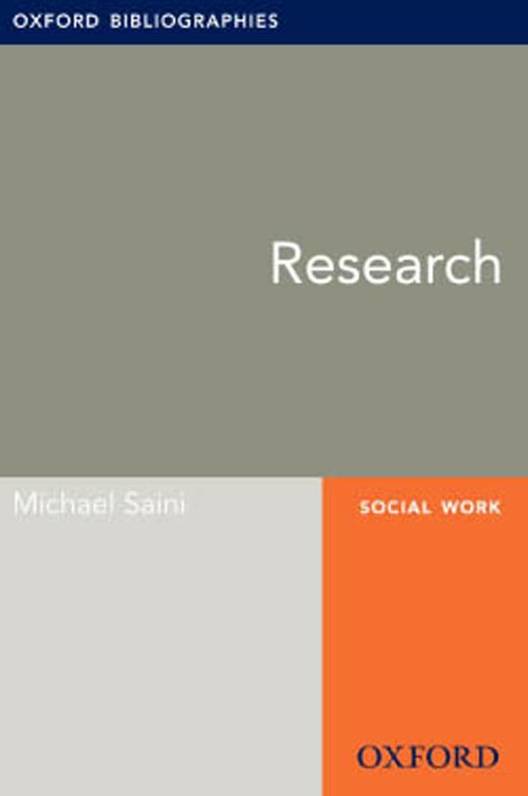Research: Oxford Bibliographies Online Research Guide