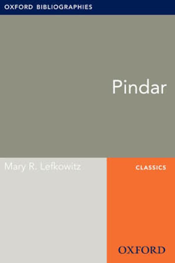 Pindar: Oxford Bibliographies Online Research Guide