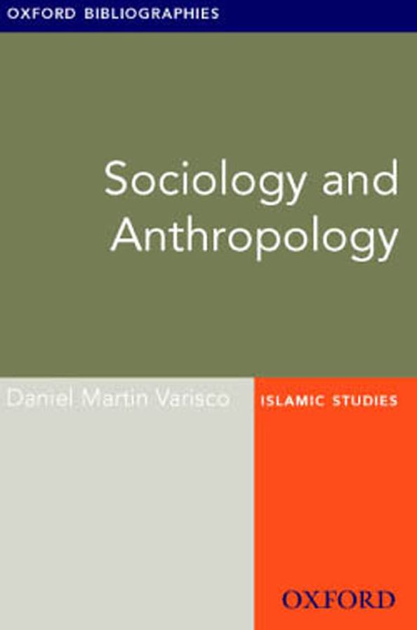 Sociology and Anthropology: Oxford Bibliographies Online Research Guide