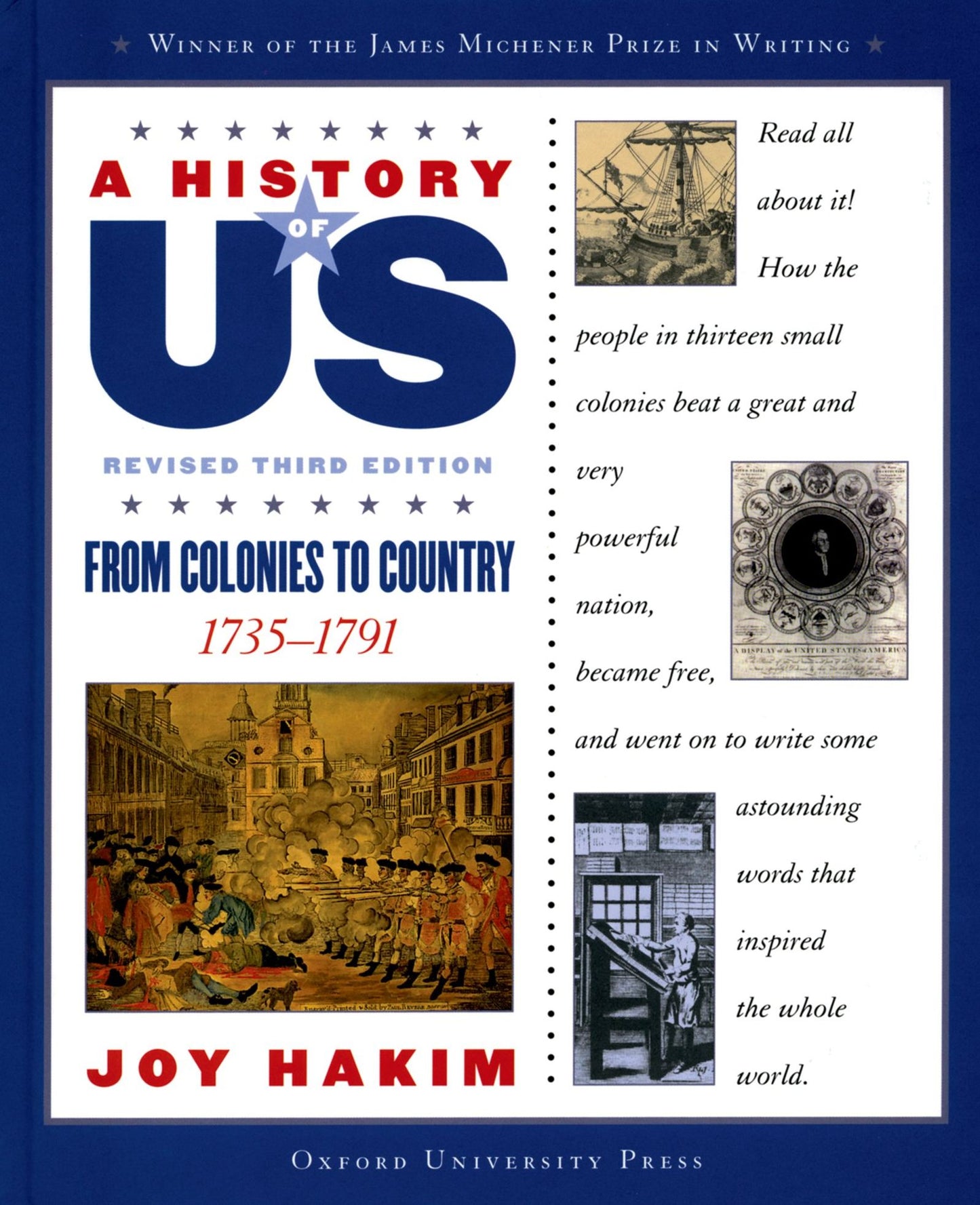A History of US: From Colonies to Country: 1735-1791