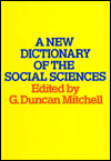 A New Dictionary of the Social Sciences
