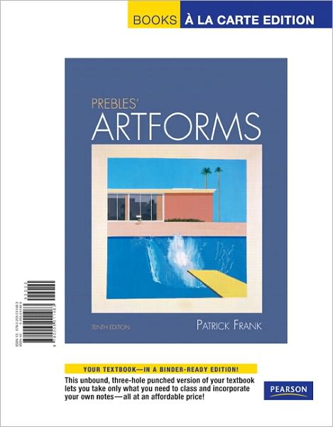 Prebles' Artforms, Books a la Carte Edition